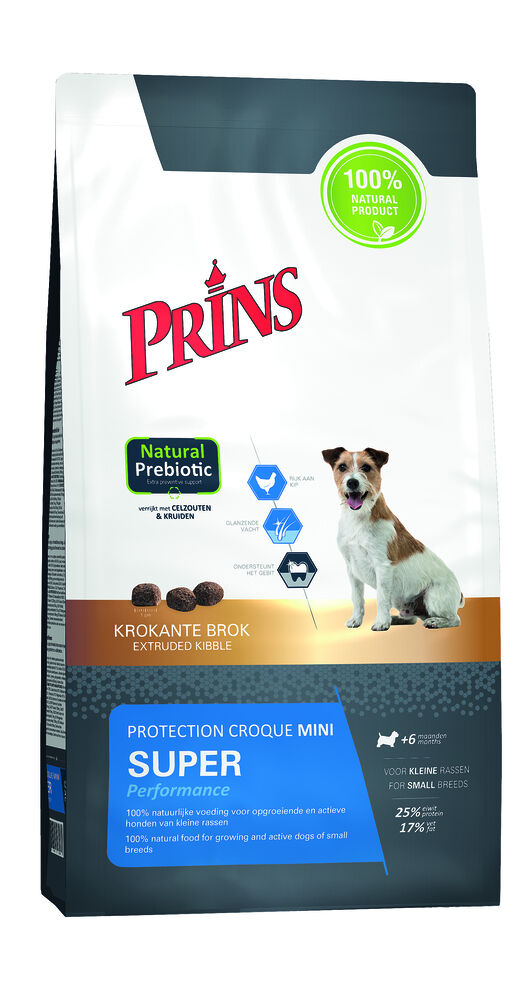 Prins Protection Croque Mini Super Performance - Hondenvoer - 2 Kilogram - kip