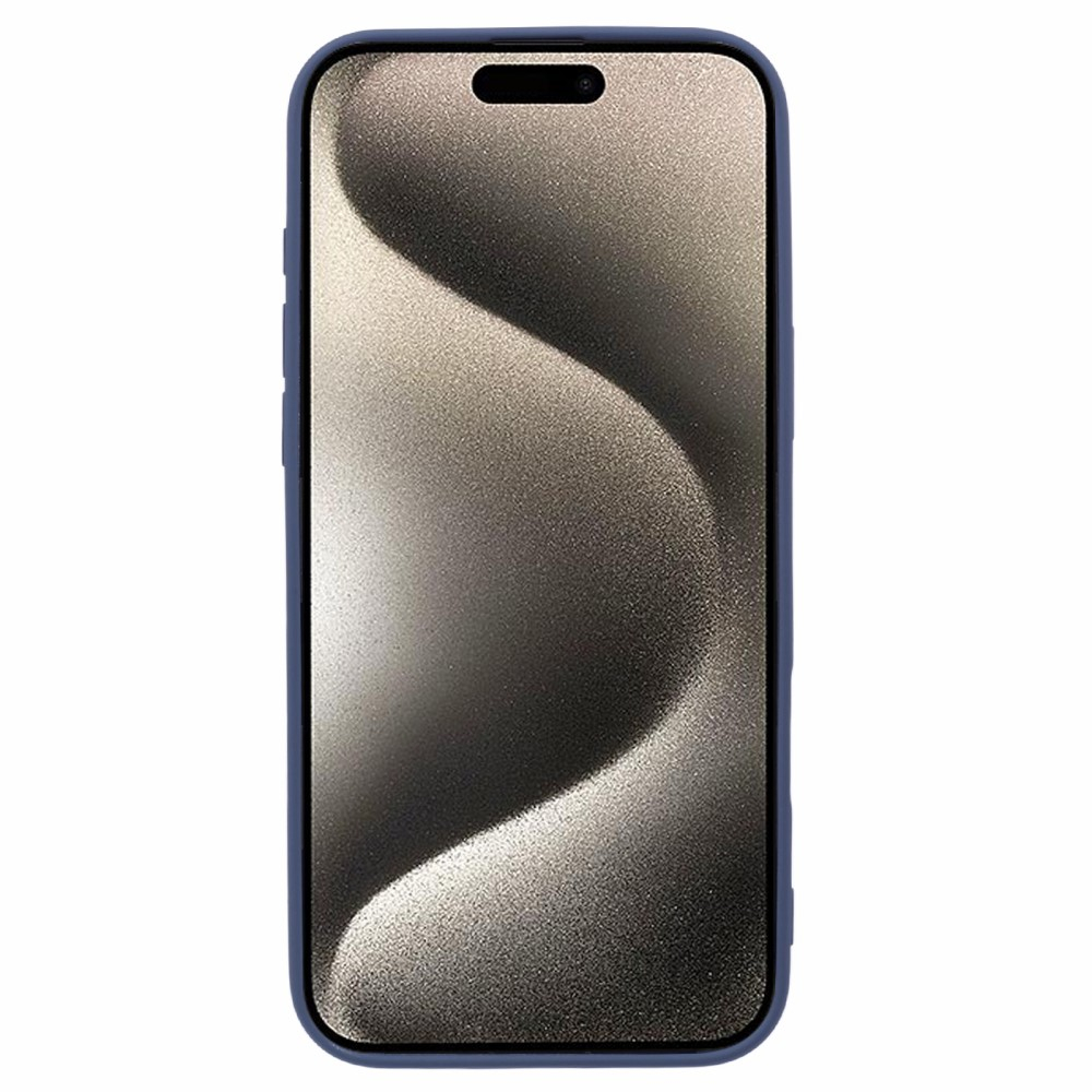 iPhone 16 Pro Gummi Case Schutzhülle - Dunkelblau (Matt)