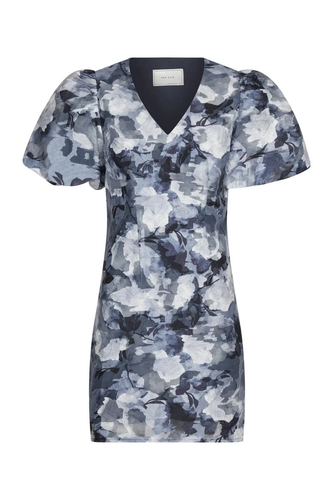 Neo Noir Sika Brocade Floral Dress