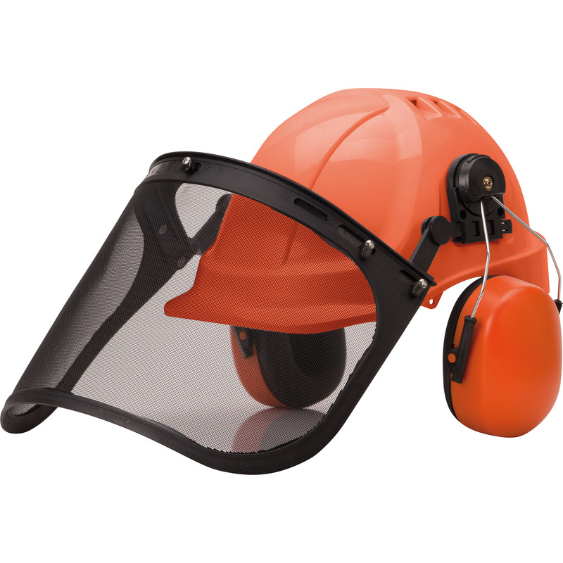 Portwest bosbouw hoofd- en gehoorbescherming oranje, 29dB SNR