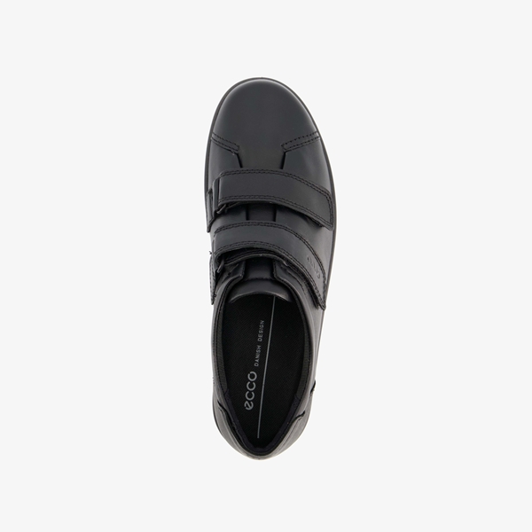 ECCO Soft 2.0 leren dames schoenen zwart