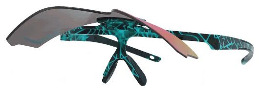 Paire de Lunettes Pit Viper The Voltage Flip-Offs Noir/Violet