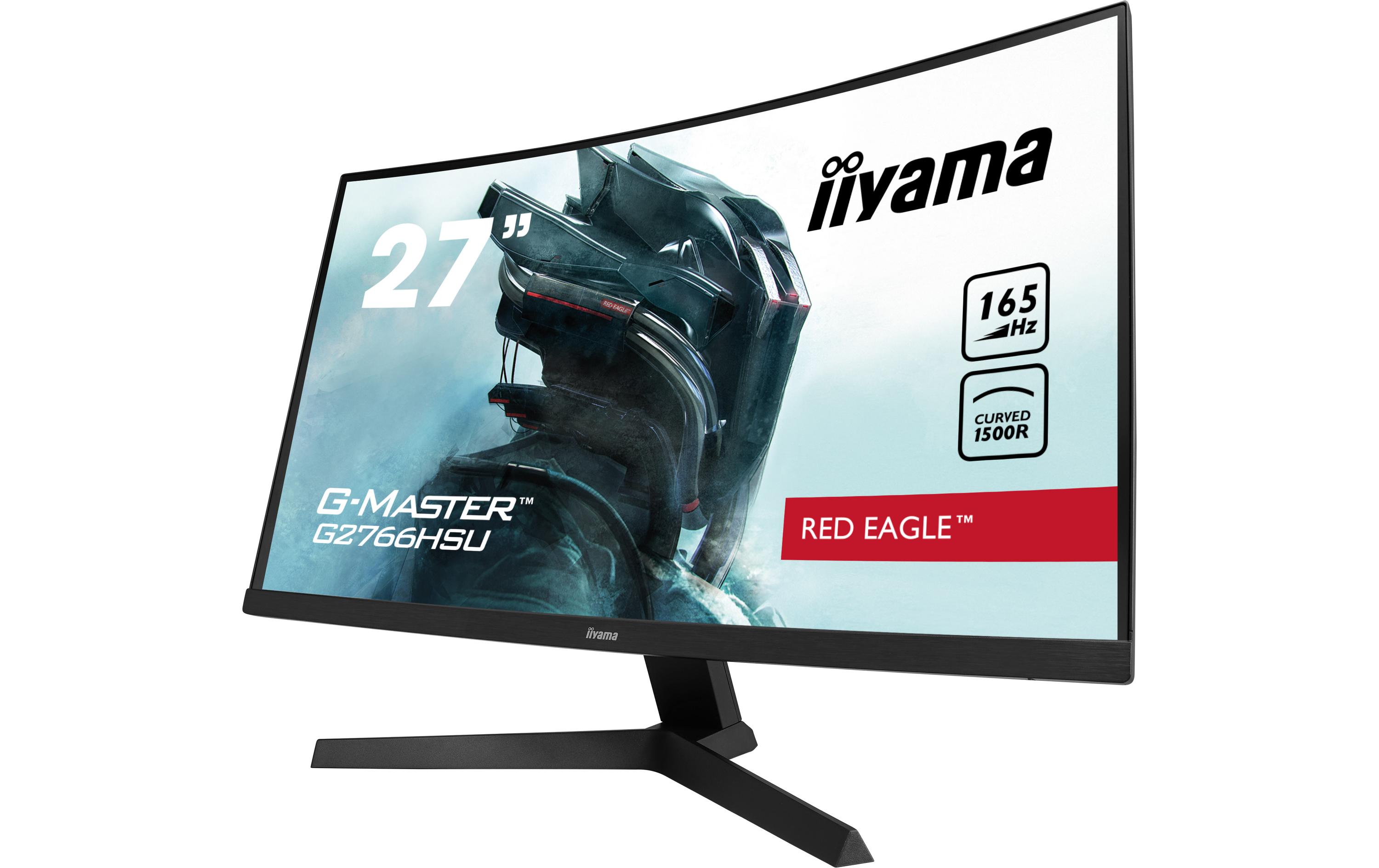 Monitor G-Master G2766HSU-B1<br>27-Zoll-Monitor mit gebogenem VA-Panel und einer Bildwiederholfrequenz von 165 Hz