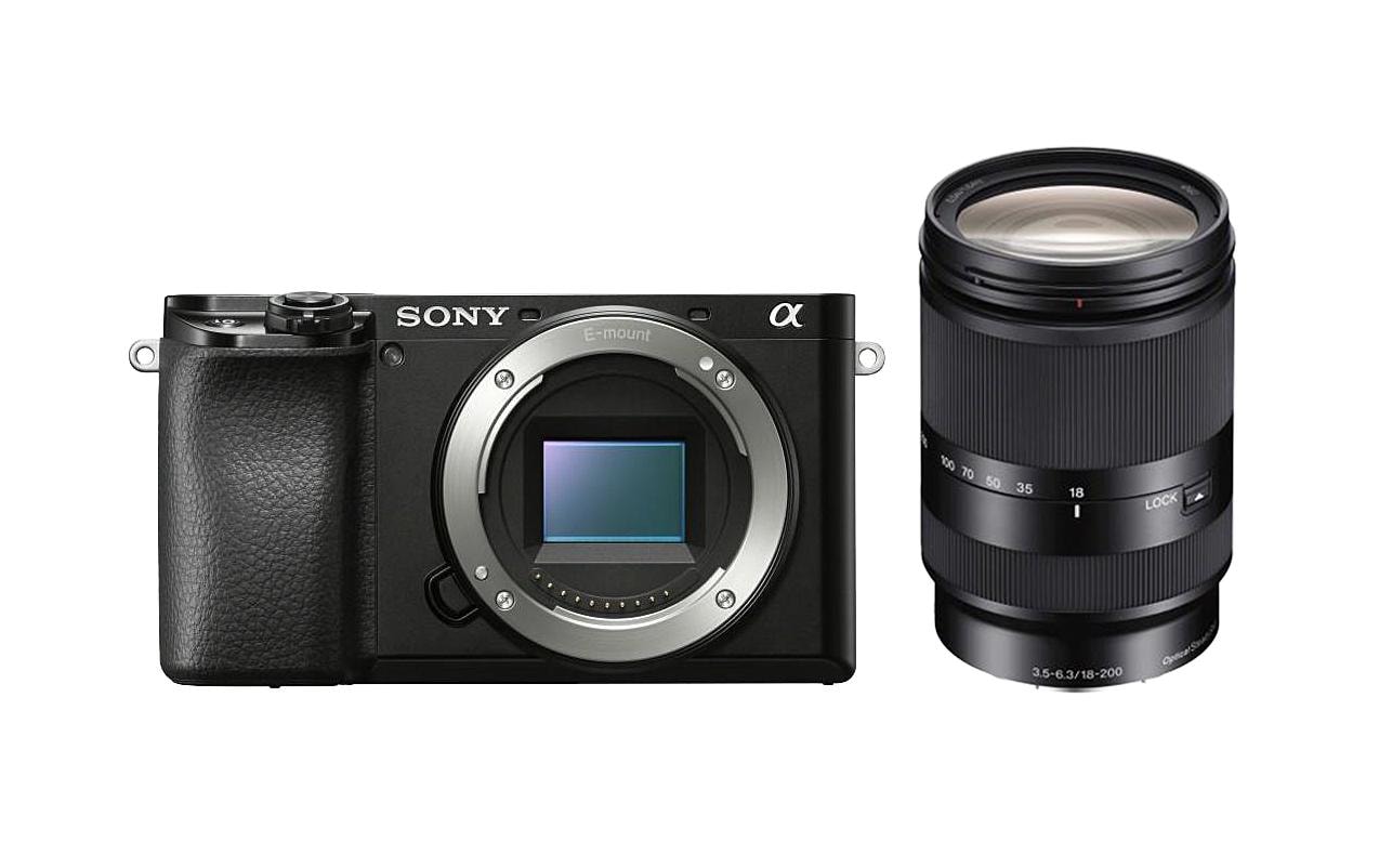 Fotokamera Alpha 6100 inkl. SEL18200 Kit<br>APS-C-Kamera mit vielseitigem, leichtem 11-fach-Zoomobjektiv