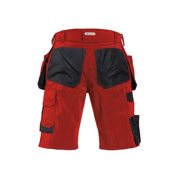 DASSY bionic shorts grå/rød
