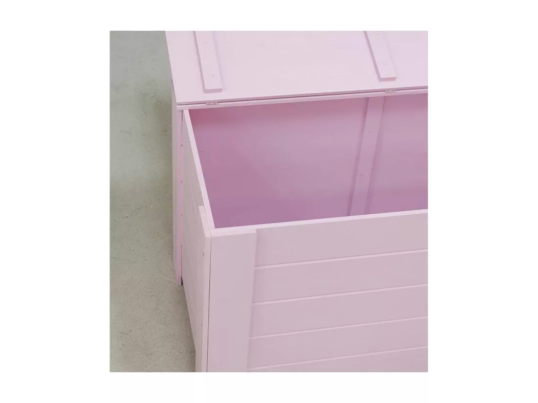Coffre de rangement en pin 77 x 40 x 50 cm