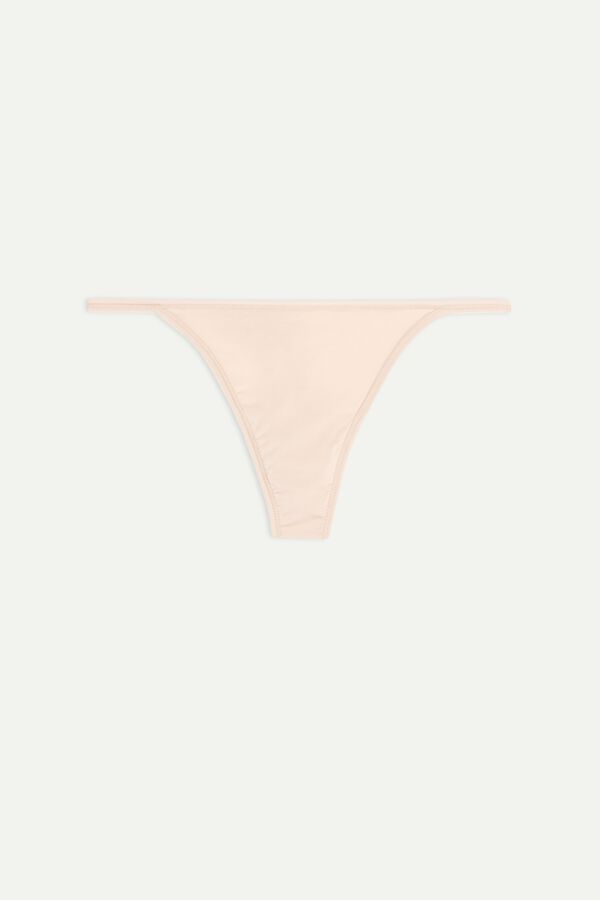 Tanga ultraleve de microfibra com tira lateral