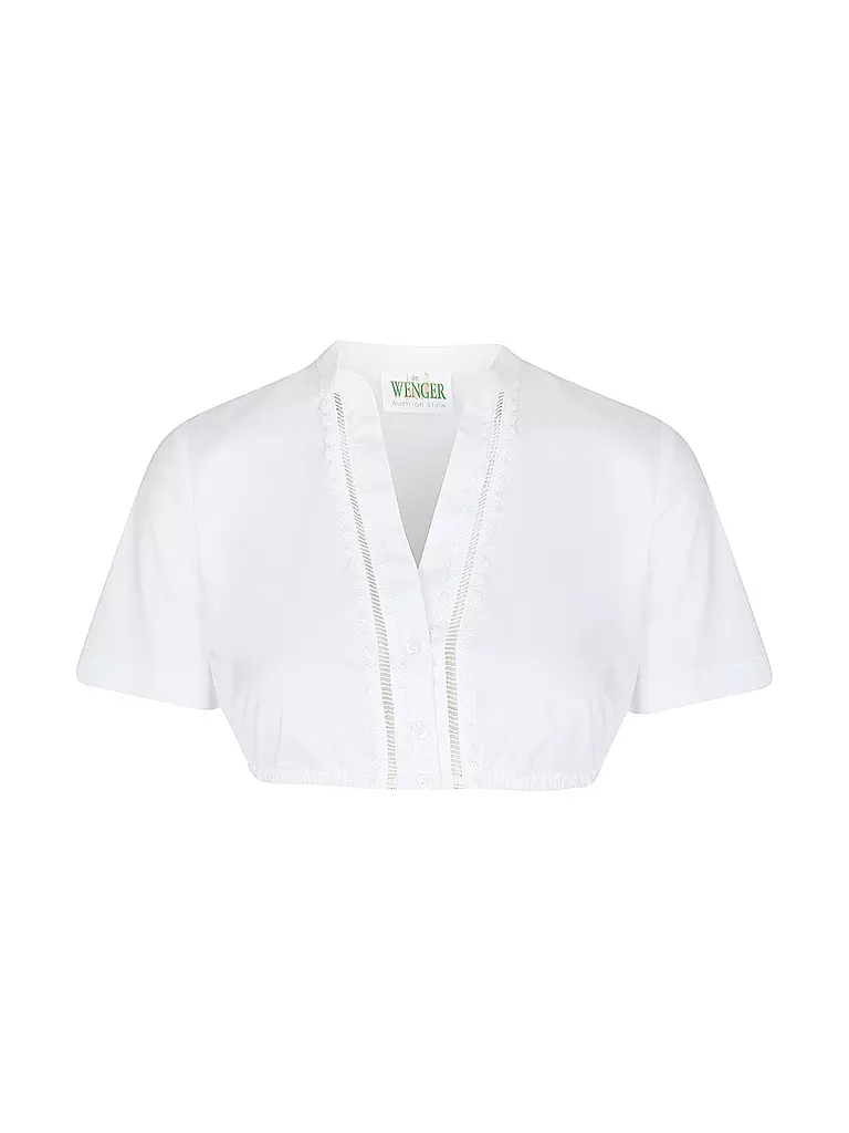 WENGER Dirndlbluse CHRISTA weiss