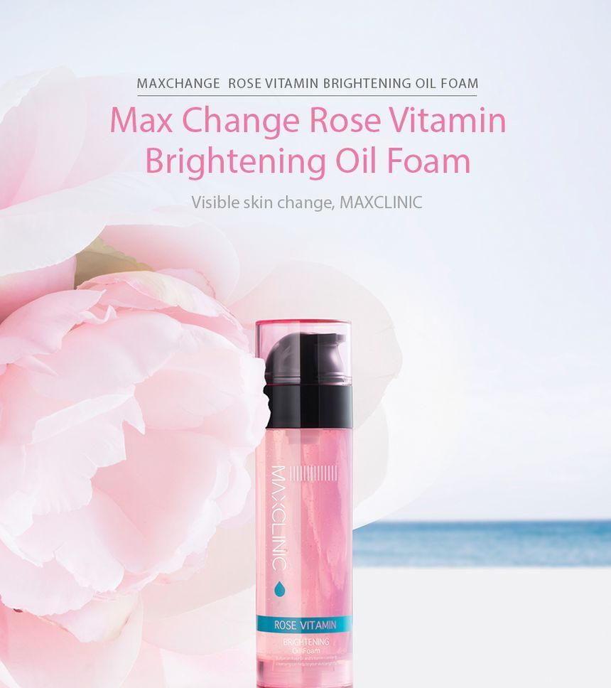 MAXCLINIC - Rozenvitamine Verhelderende Olieschuim