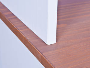 Buffetschrank WESTERLAND - weiß-braun - Massivholz