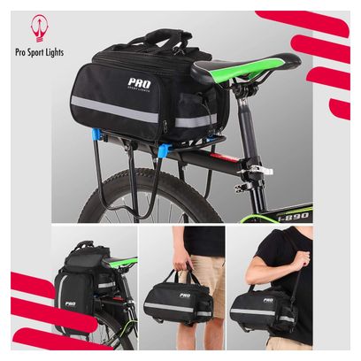 Sacoche Porte-bagages Arrière - 8 à 20 litres - Imperméable avec housse de pluie