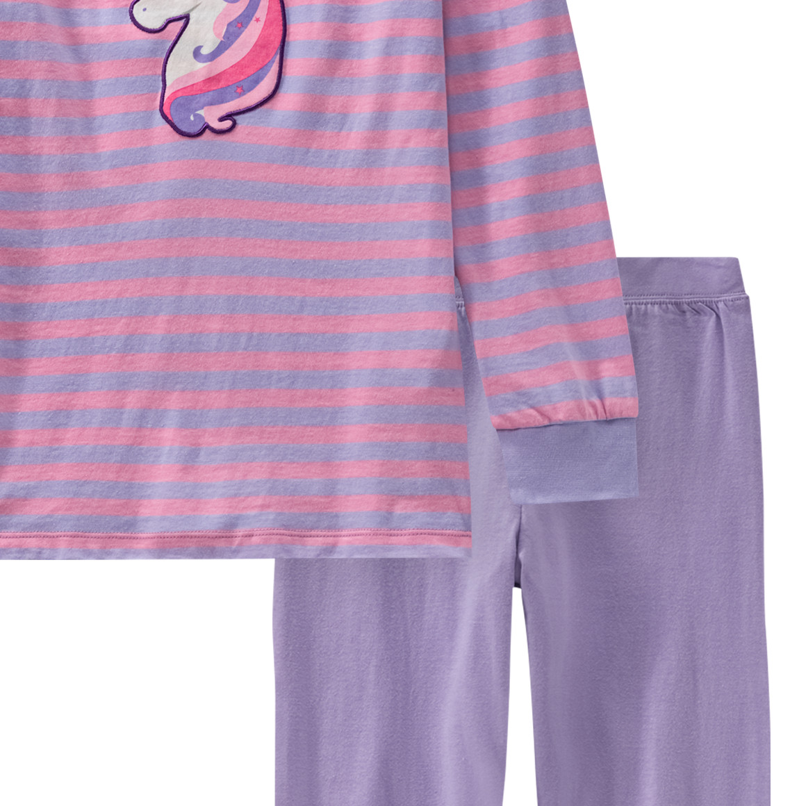 Topolino Mädchen Schlafanzug mit Einhorn-Applikation helllila / rosa