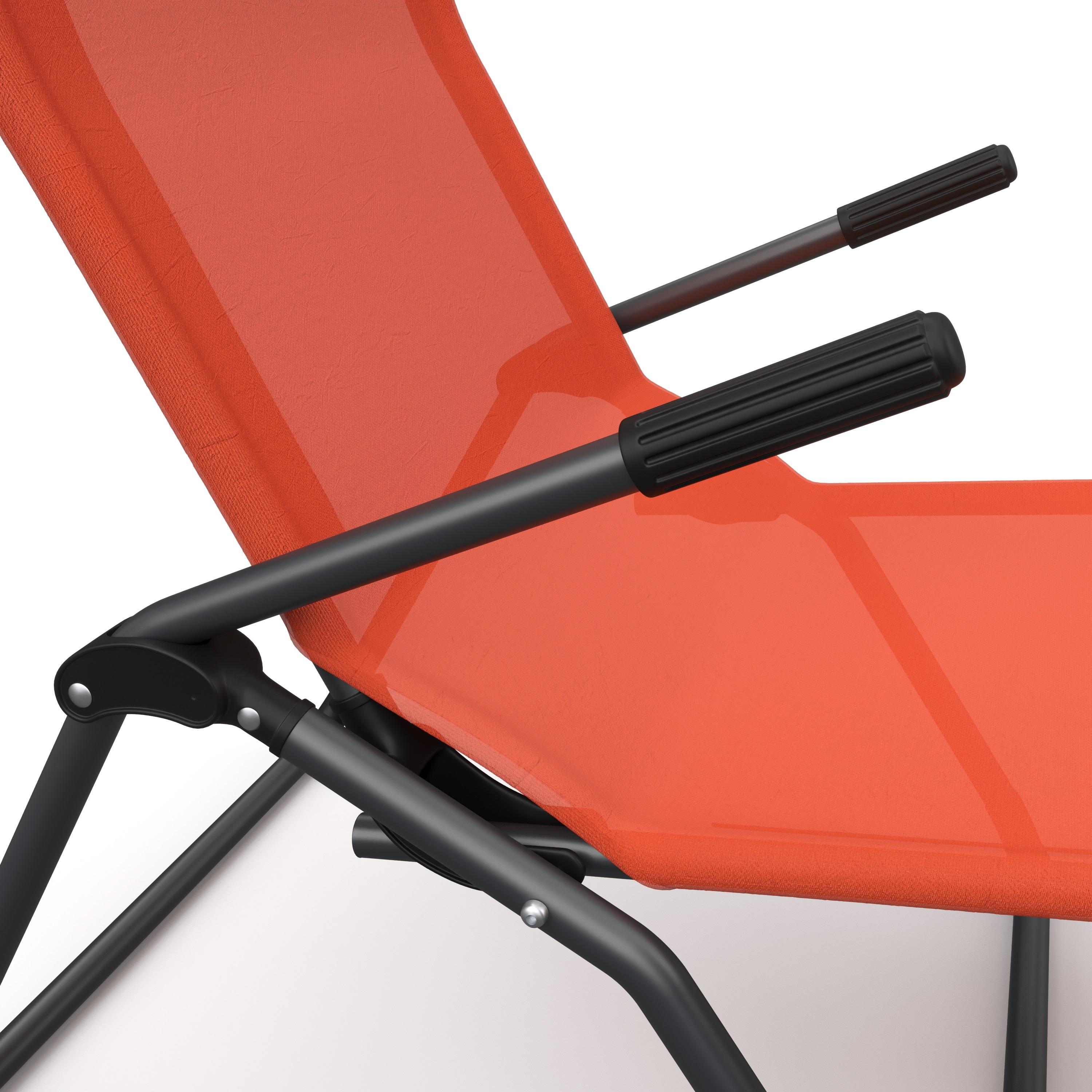 Liegestuhl orange 2er Set