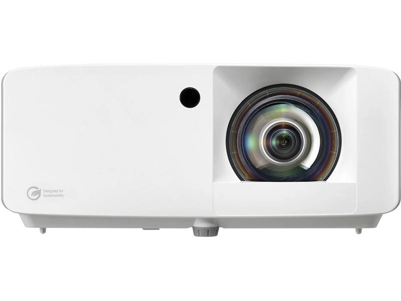Optoma Kurzdistanzprojektor ZH450ST Umweltfreundlicher Full HD-Kurzdistanz-Laserprojektor mit hoher Helligkeit