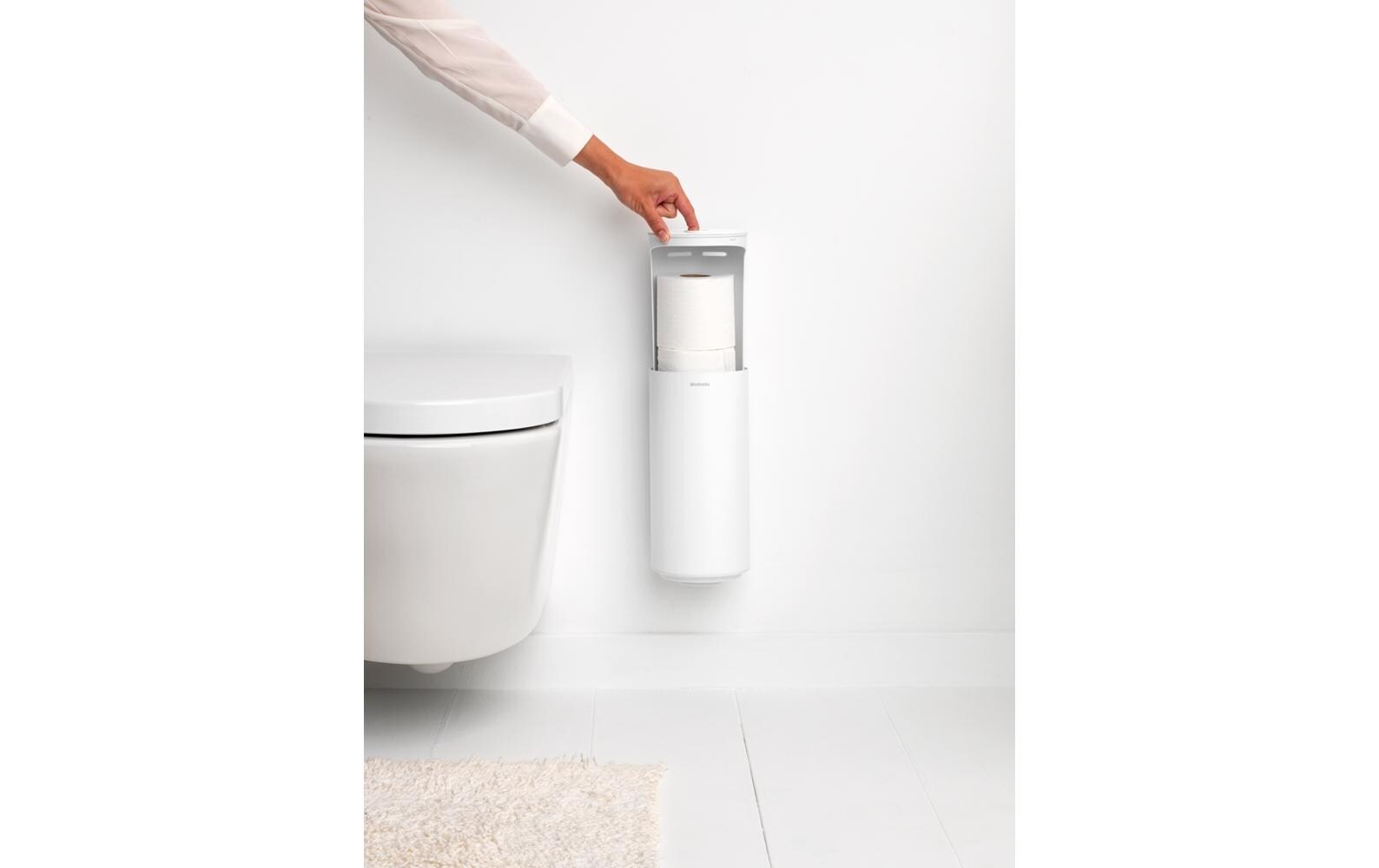 Toilettenpapierhalter Mindset WeissToilettenrollenspender aus recyceltem Material