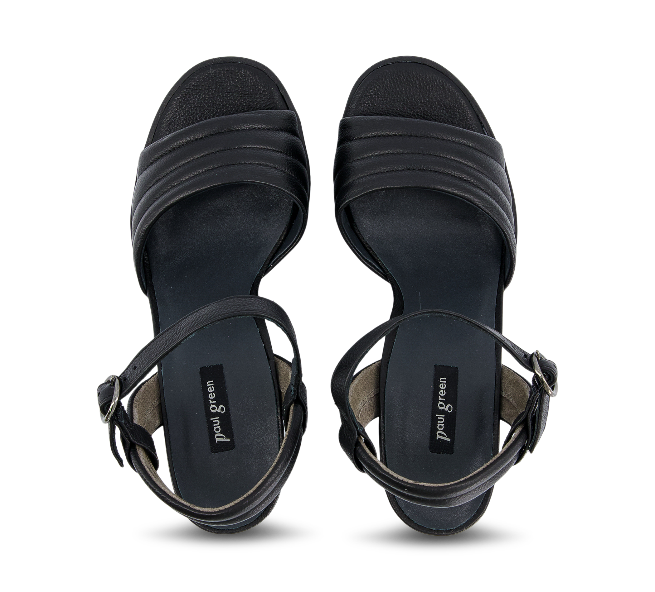 Paul Green 7928 - Riemchensandalen schwarz