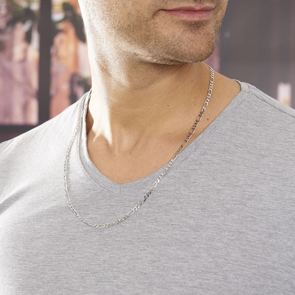 Collier Vivian Argent Blanc