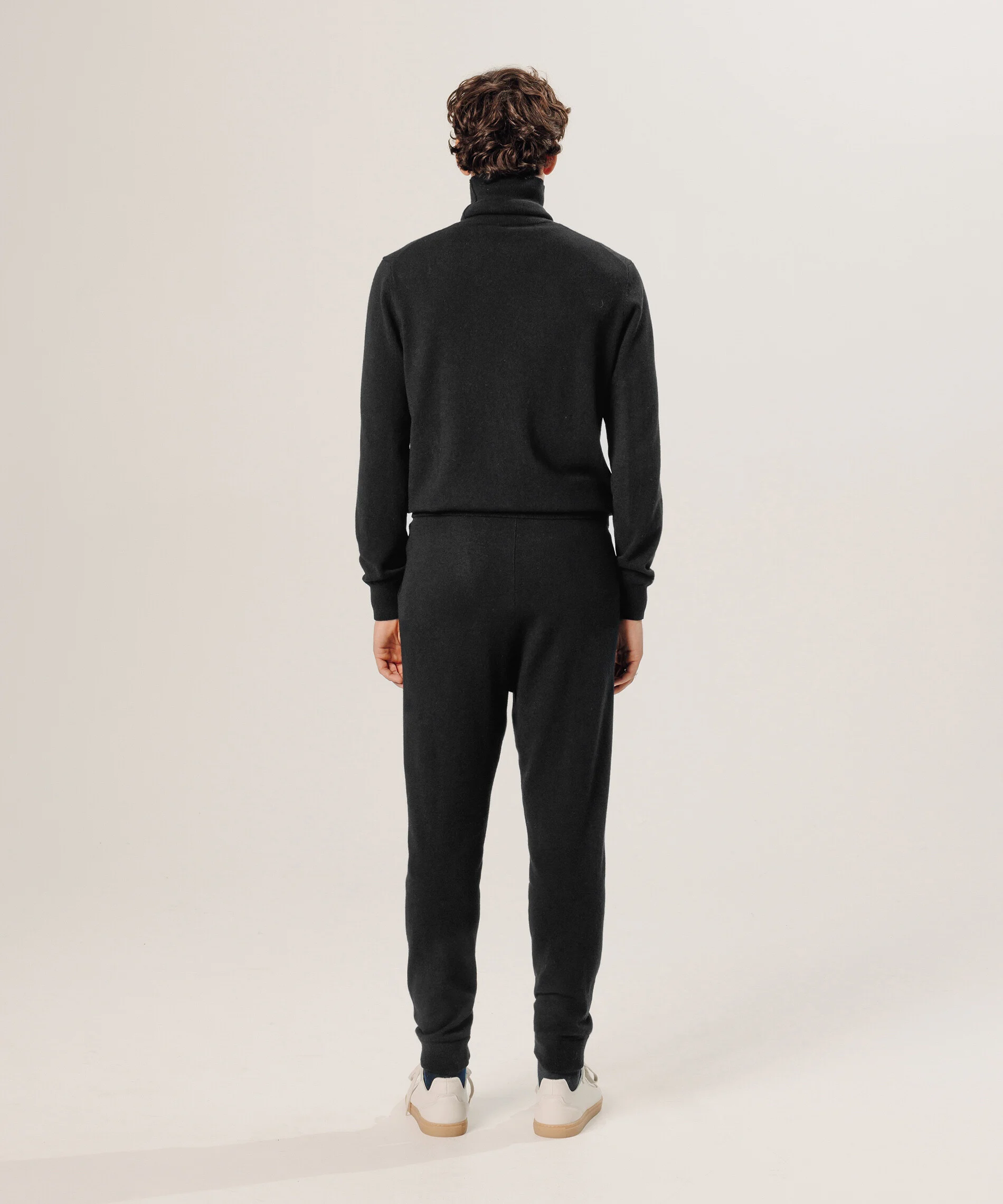 Pantalon jogging en cachemire | Noir
