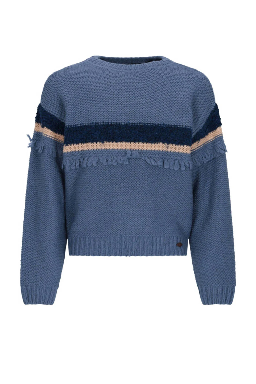 NoBell’ trui blauw gebreid