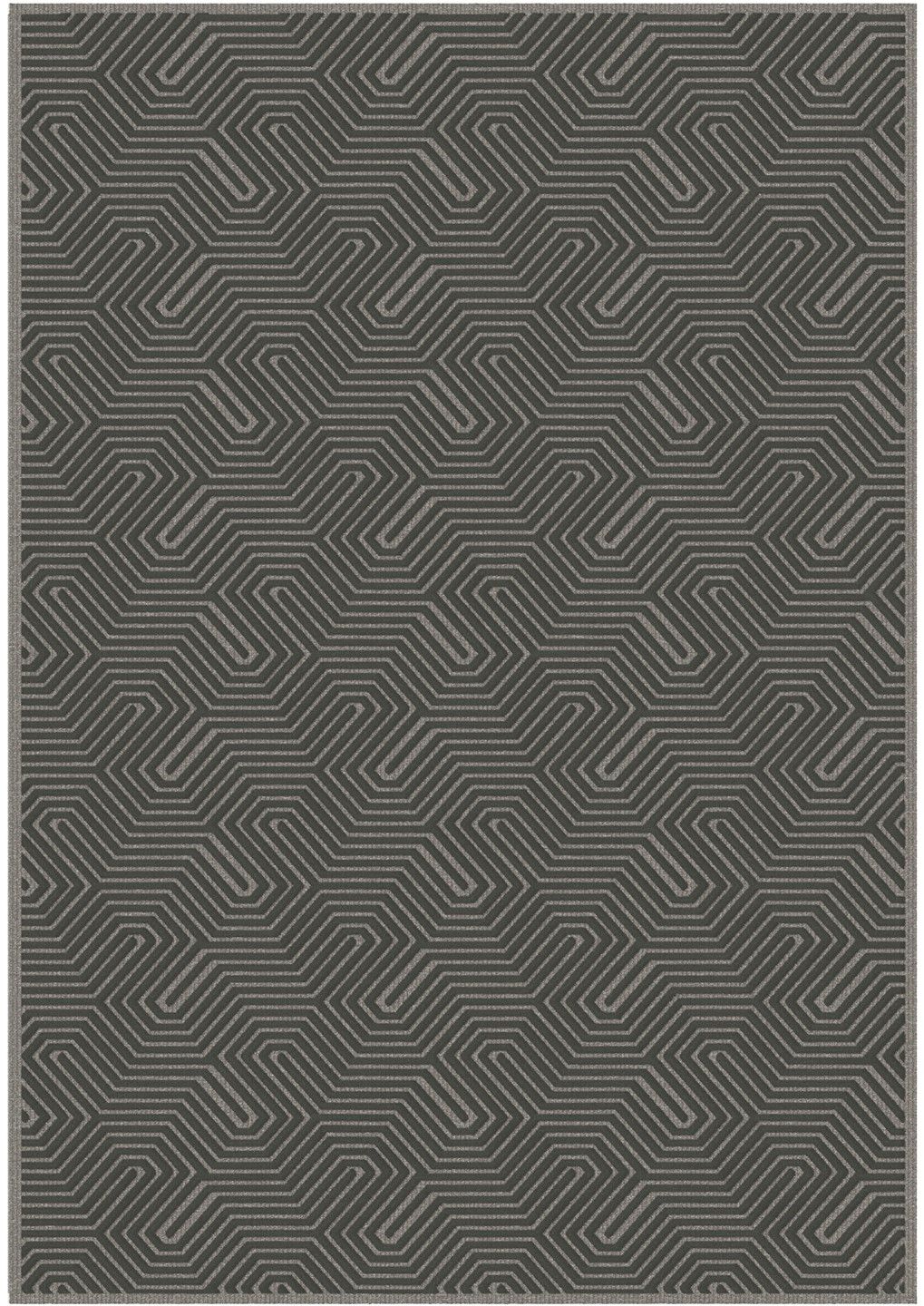 Vloerkleed 923 Anthracite Grey Graphix  | Brinker