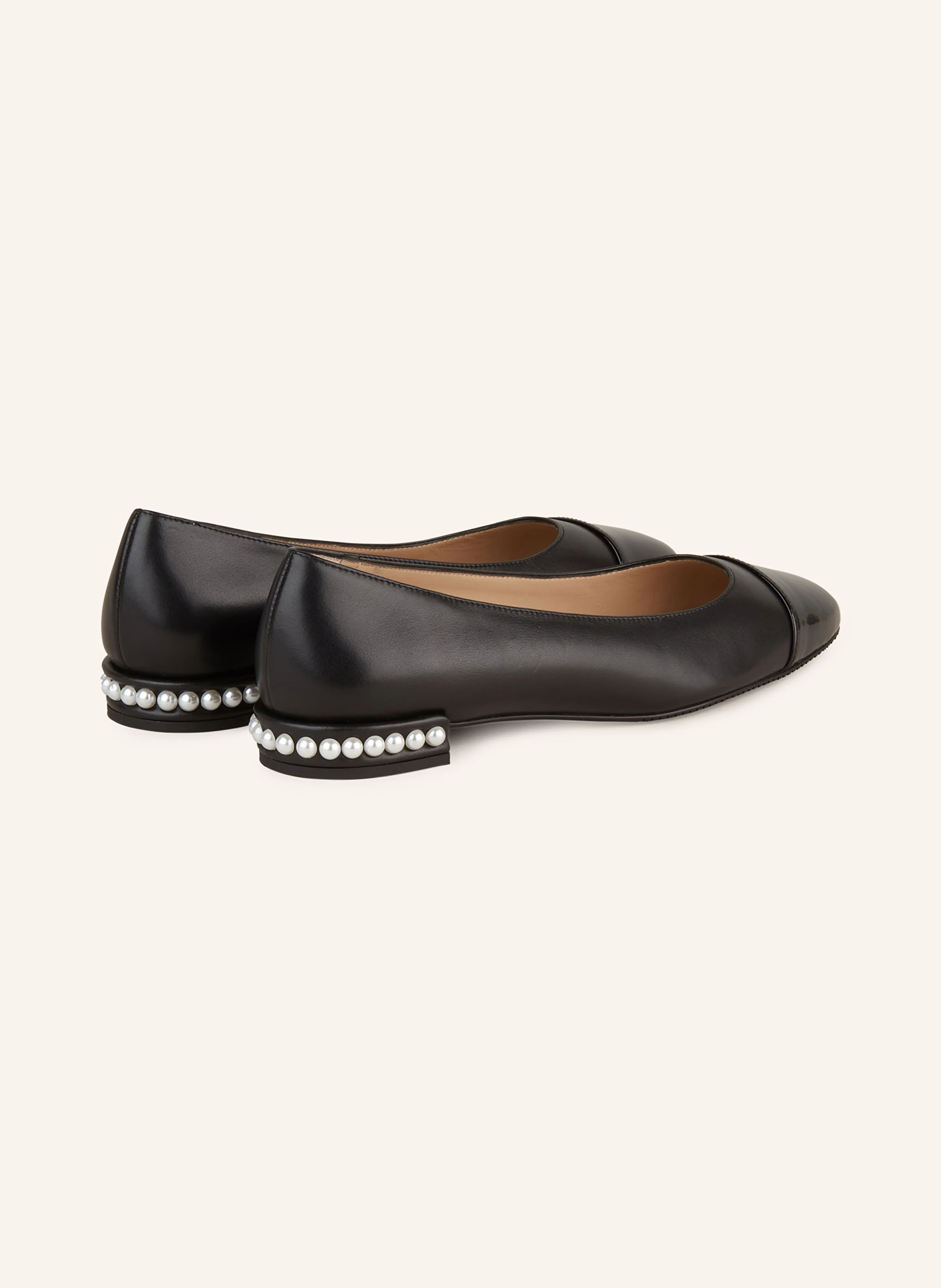 STUART WEITZMAN Ballerinas mit Schmuckperlen