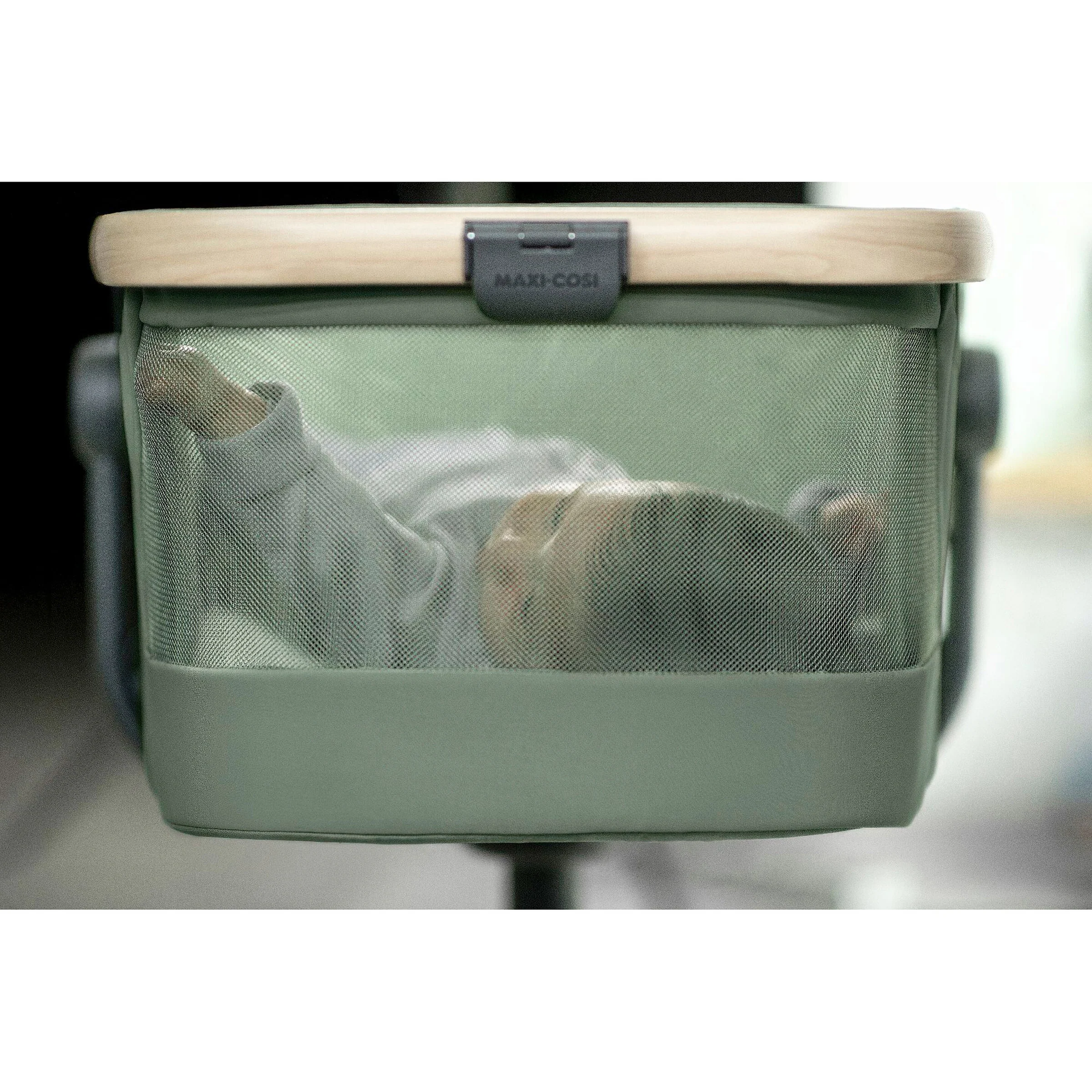 Maxi-Cosi Stubenwagen, Hochstuhl und Liegesessel Alba Beyond Green