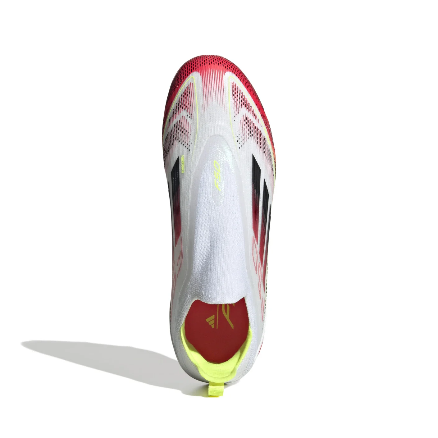 Adidas F50 Elite Veterloze Gras Voetbalschoenen (FG) Kids Wit Rood Zwart Geel
