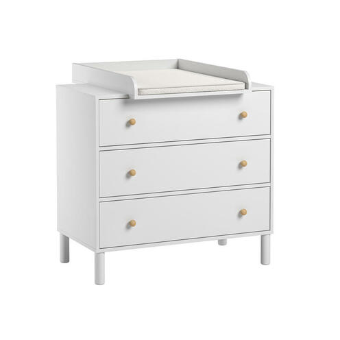 Commode TELA Blanc/Bois - VOX