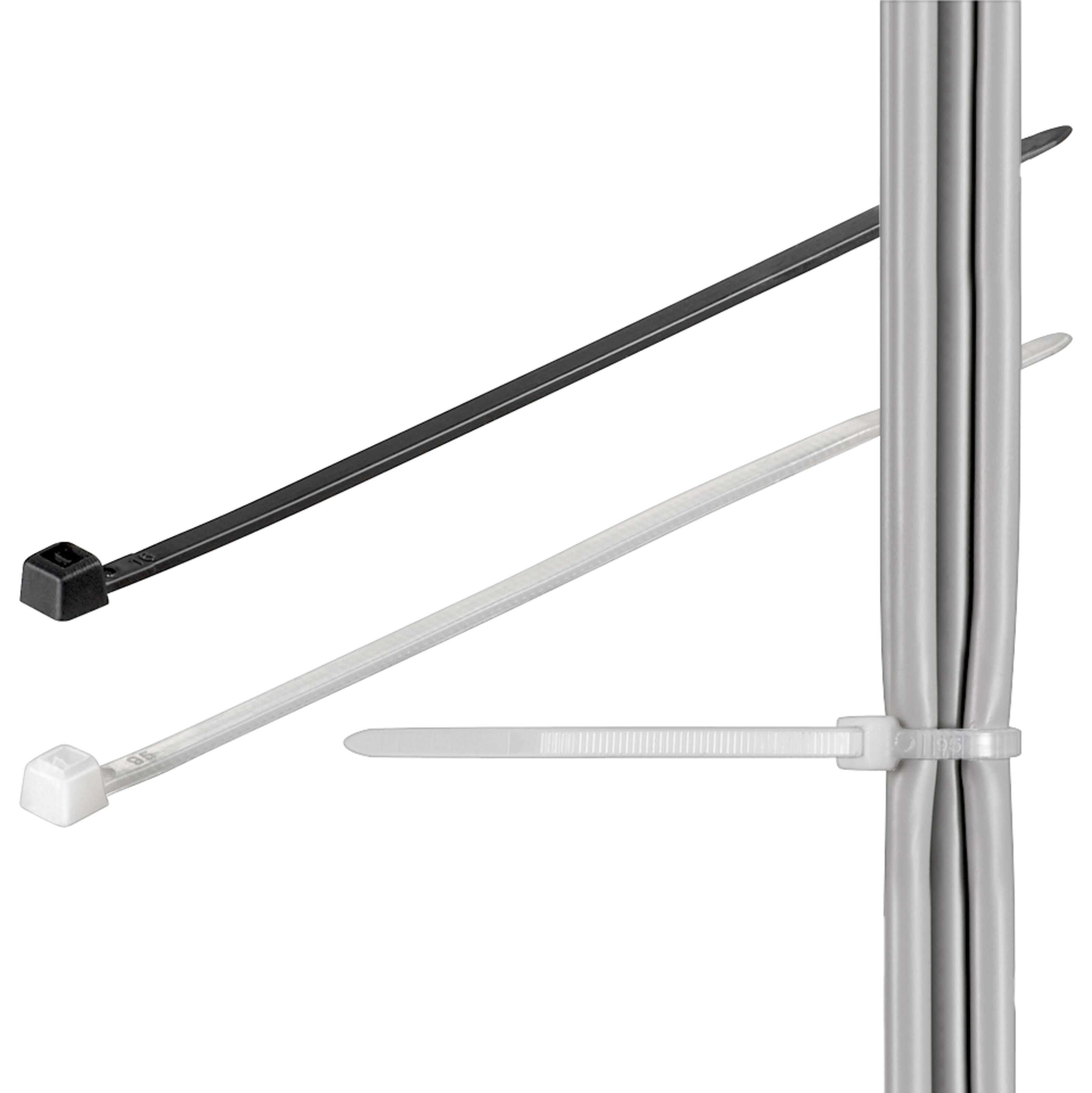 Luxorparts Buntebånd 200 x 4,8 mm 100-pk. Transparent