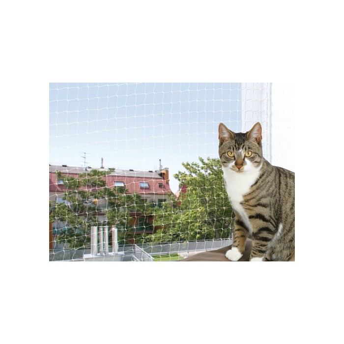 Filet de sécurité pour balcon transparent