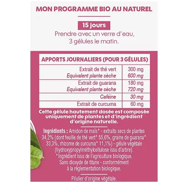 Biosens Strong Fat Burner Orgânico 45 Cápsulas Vegetais