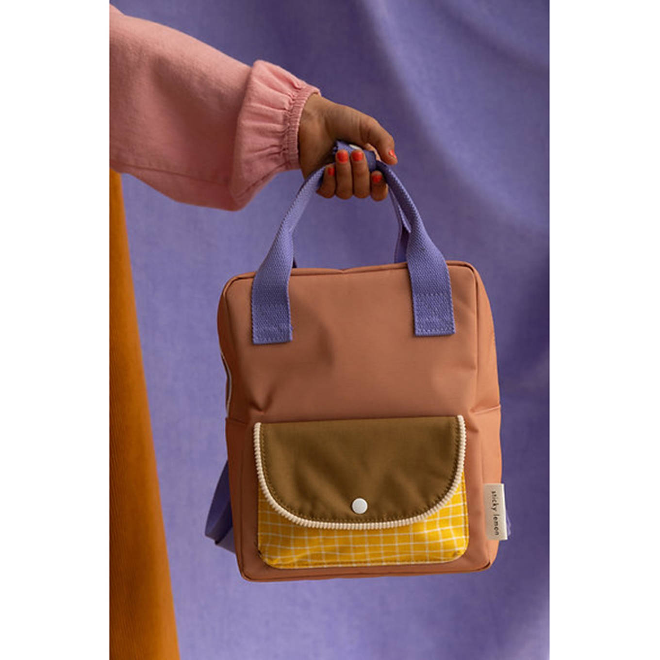 Sticky Lemon rugzak Small Farhmhouse Envelope lichtbruin