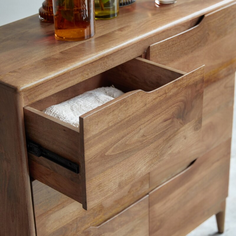 Commode de rangement en manguier massif Gabrielle