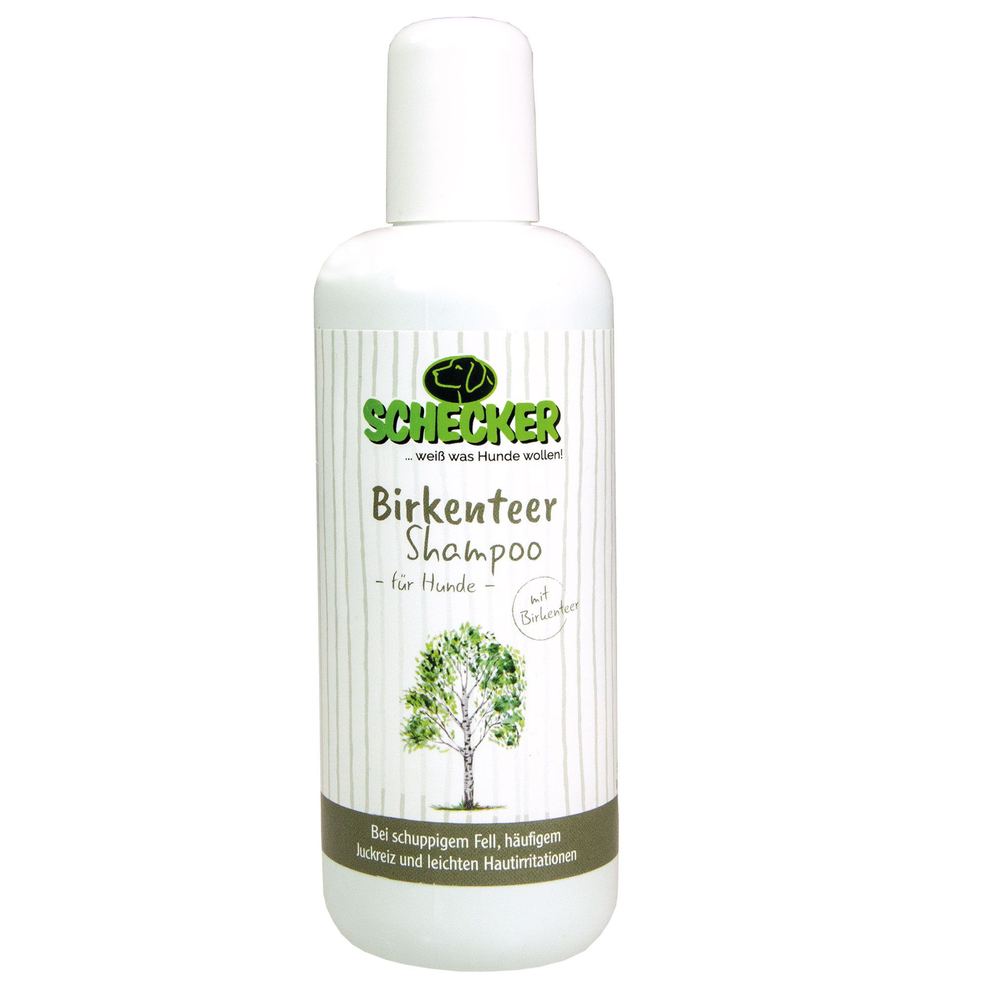 Schecker Birkenteer  Shampoo Hundeshampoo gegen Schuppen und Juckreiz