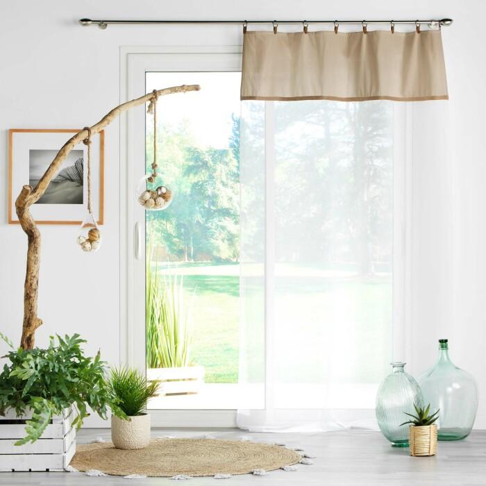 PANNEAU A ANNEAUX 140X240CM JUTE LEANA BEIGE