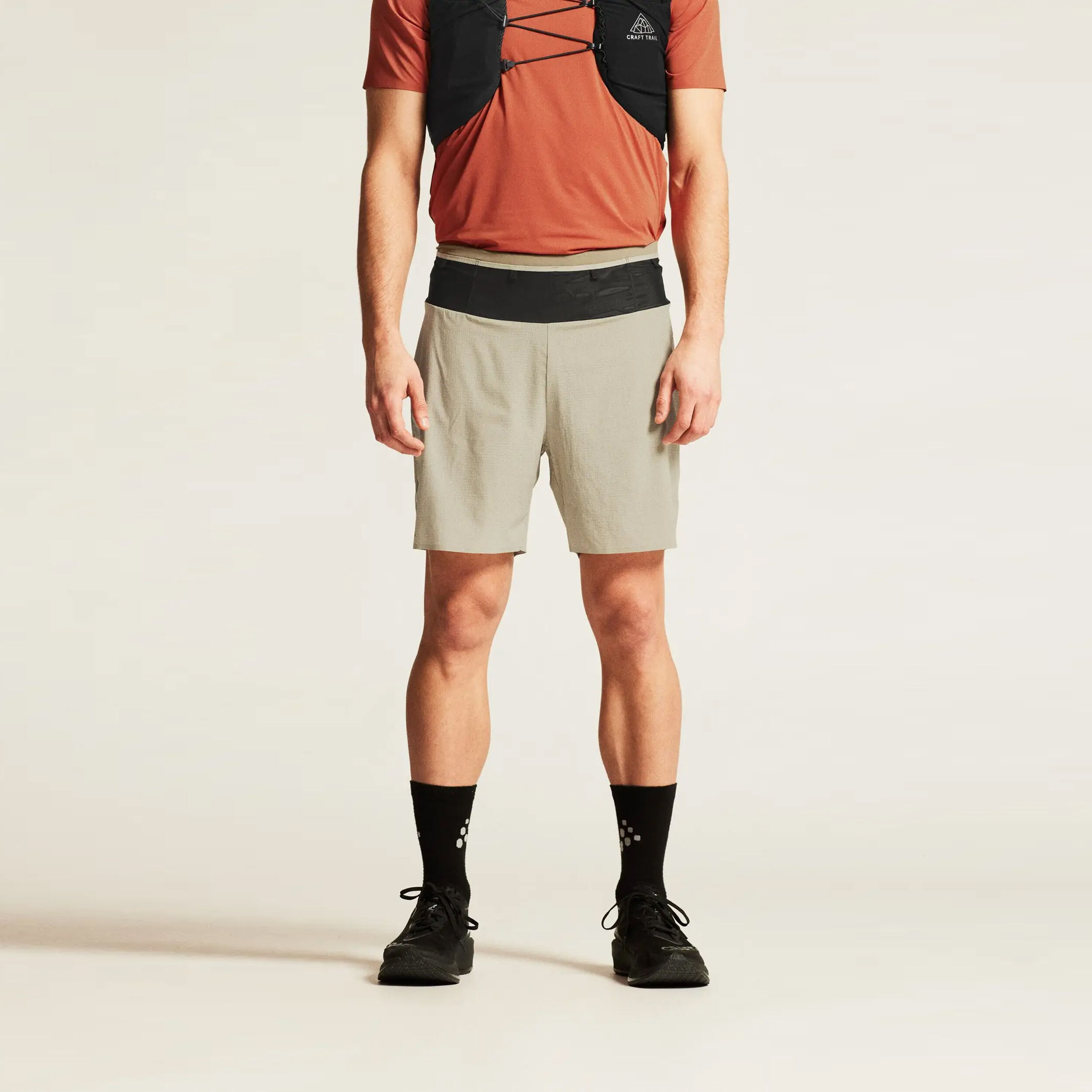 Craft Pro Trail Short De Running Hommes - Beige