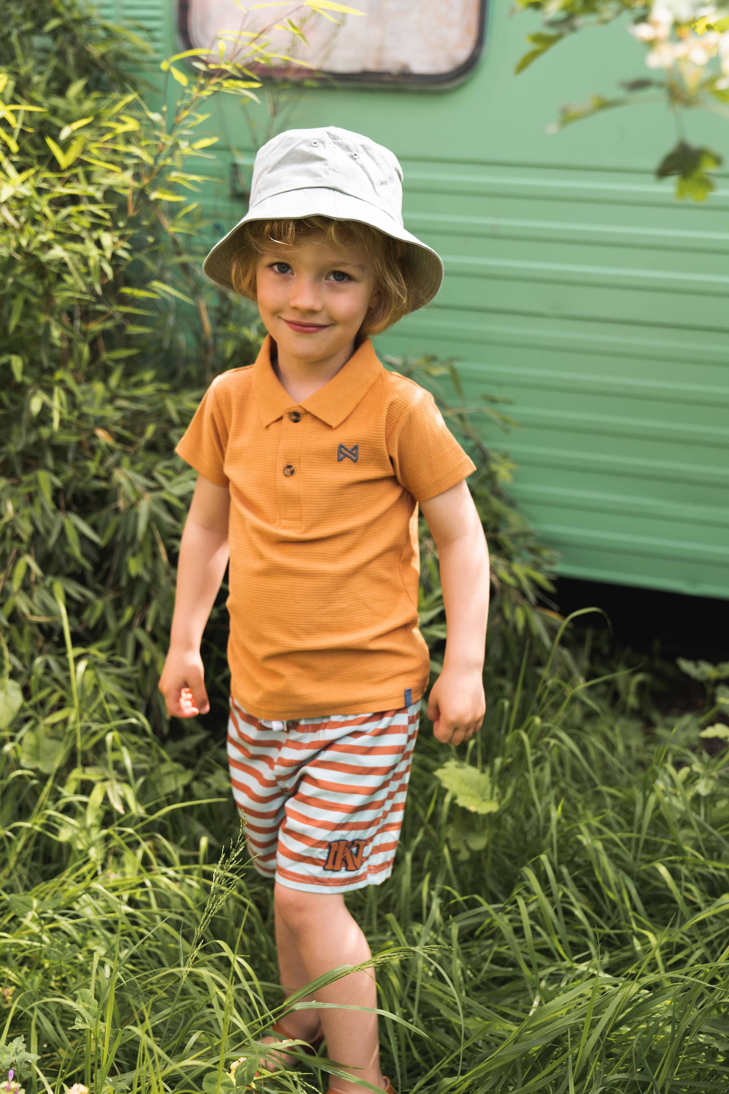 Koko Noko zwemshort mintgroen/roestbruin