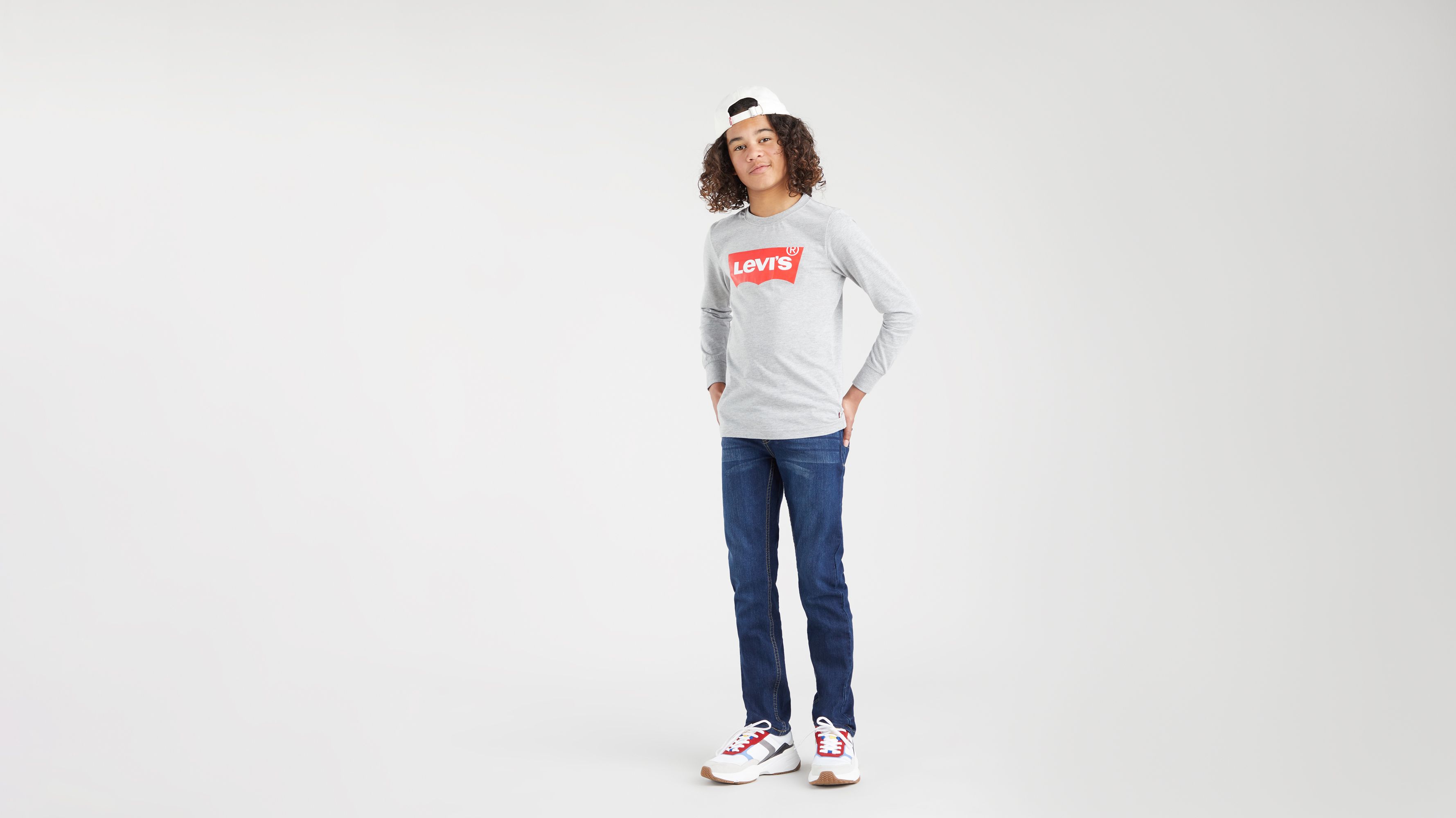 Jean Slim 511™ pour adolescent - Rushmore - Bleu