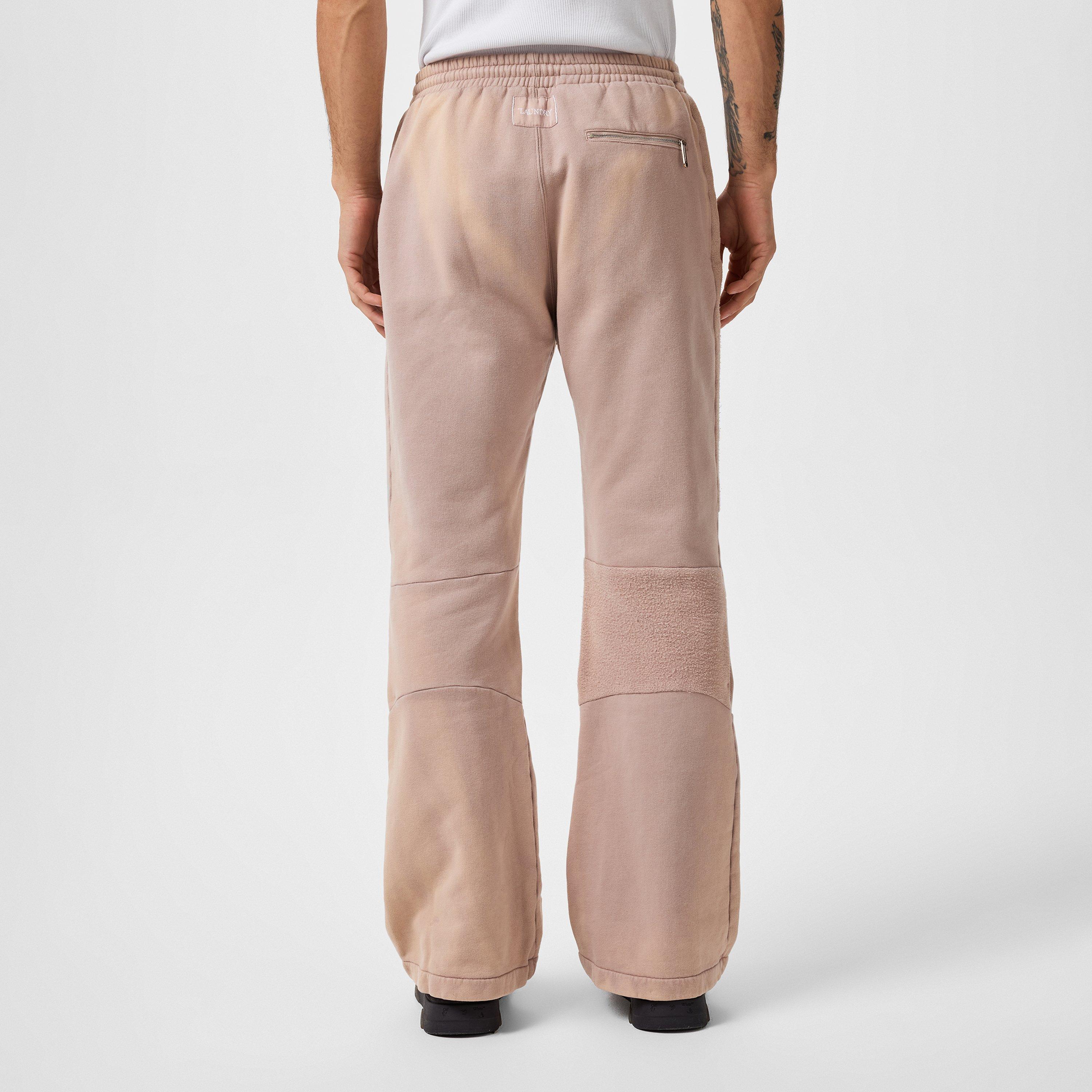 Off White Paneled Jogging Bottoms