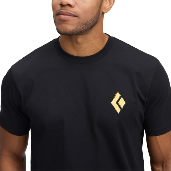 T-shirt escalade BLACK DIAMOND SHREDDED SS TEE BLACK