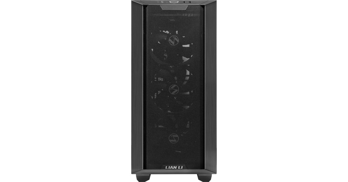 Lian LiLANCOOL III midi tower behuizing  (Zwart | 2x USB-A | 1x USB-C | Tempered Glass)