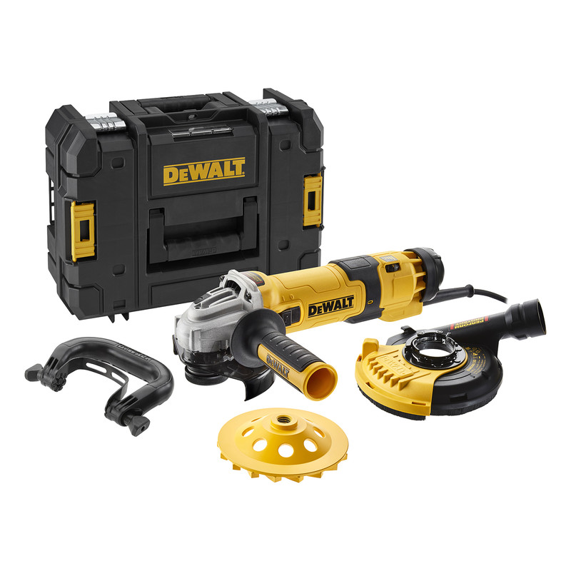 DeWALT DWE4257KT-QS 125mm betonschuurmachine 1.500W