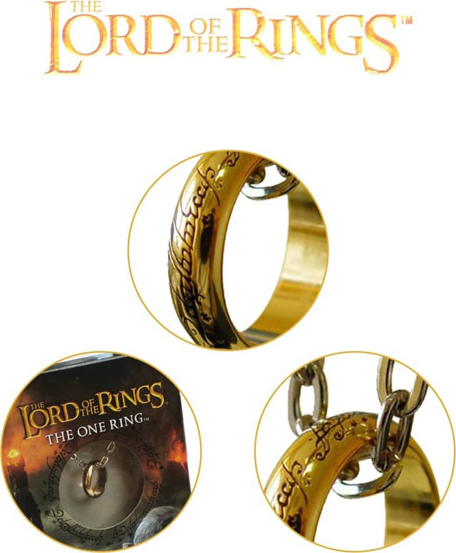 Noble Collection Ringenes Herre halskæde (The One Ring)