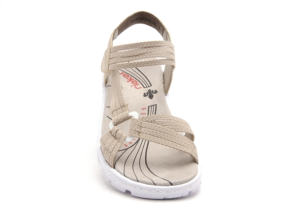 Rieker nu pieds plats femme 67878 beige