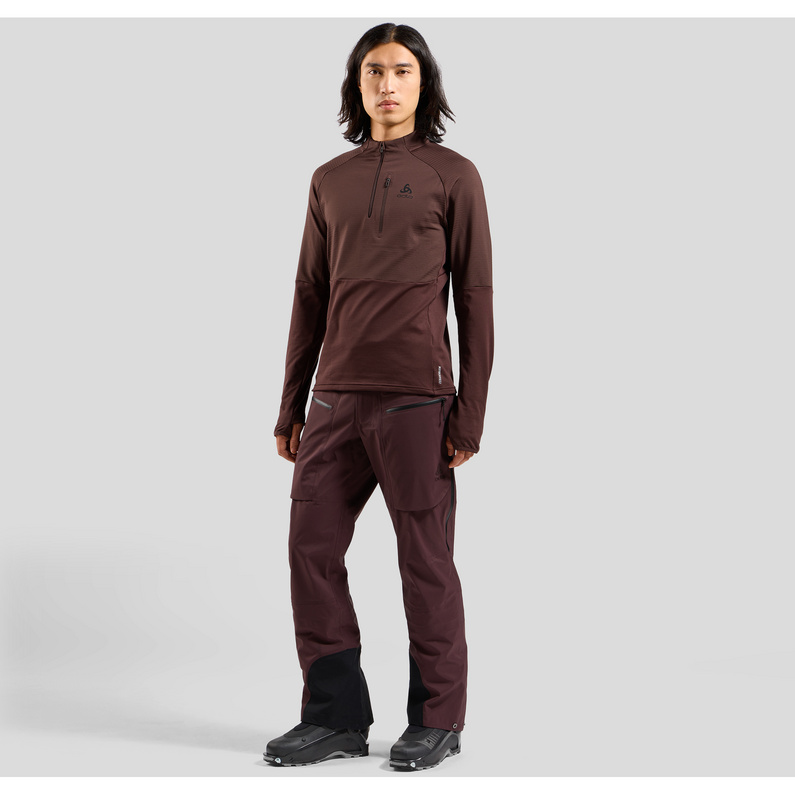 Odlo Herren Descent Cw 200 Sl 1/2 Zip Longsleeve