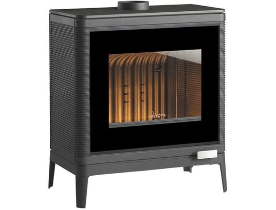 INVICTA - Poêle à bois Poele a bois - kazan grand angle - 9 kw - bûches 58