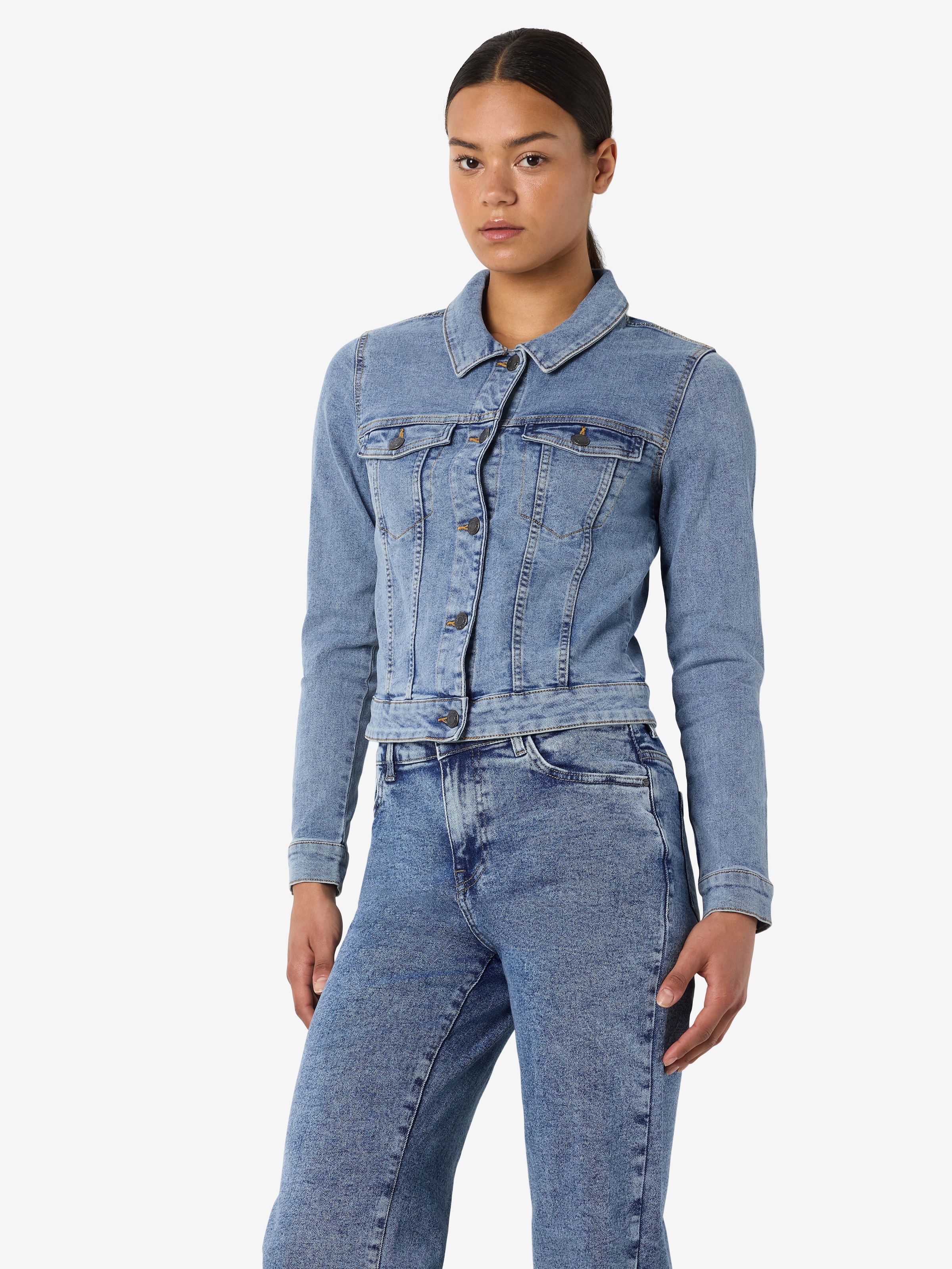 Noisy may Jeansjacke »NMDEBRA L/S DENIM JACKET VI570LB NOOS«