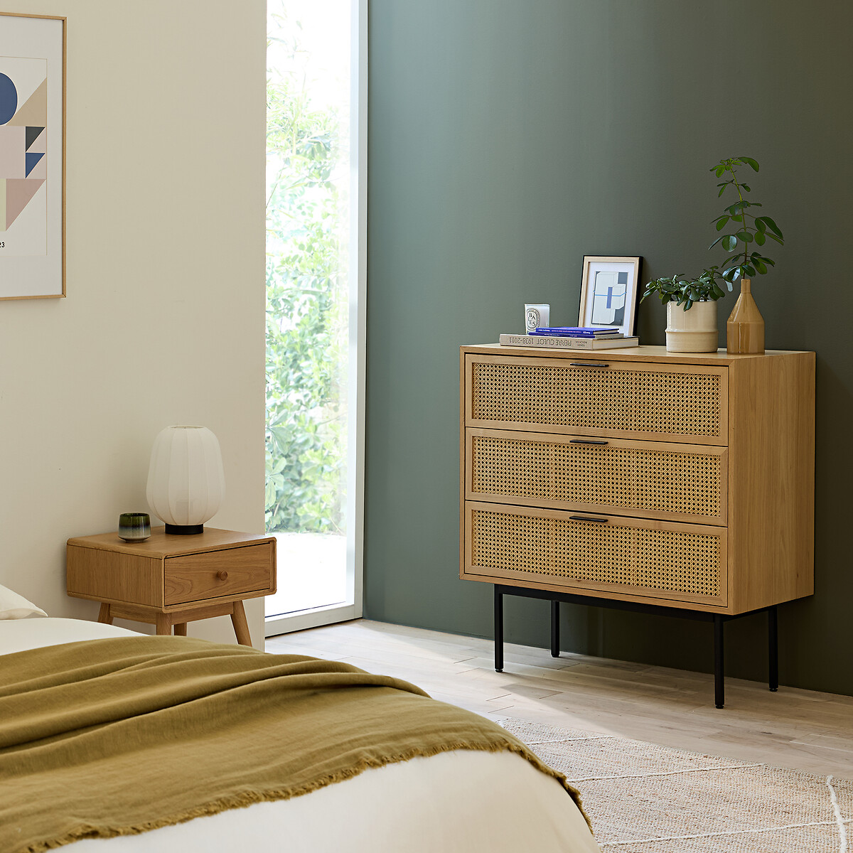 LA REDOUTE INTERIEURS<br>Cômoda com 3 gavetas Waska