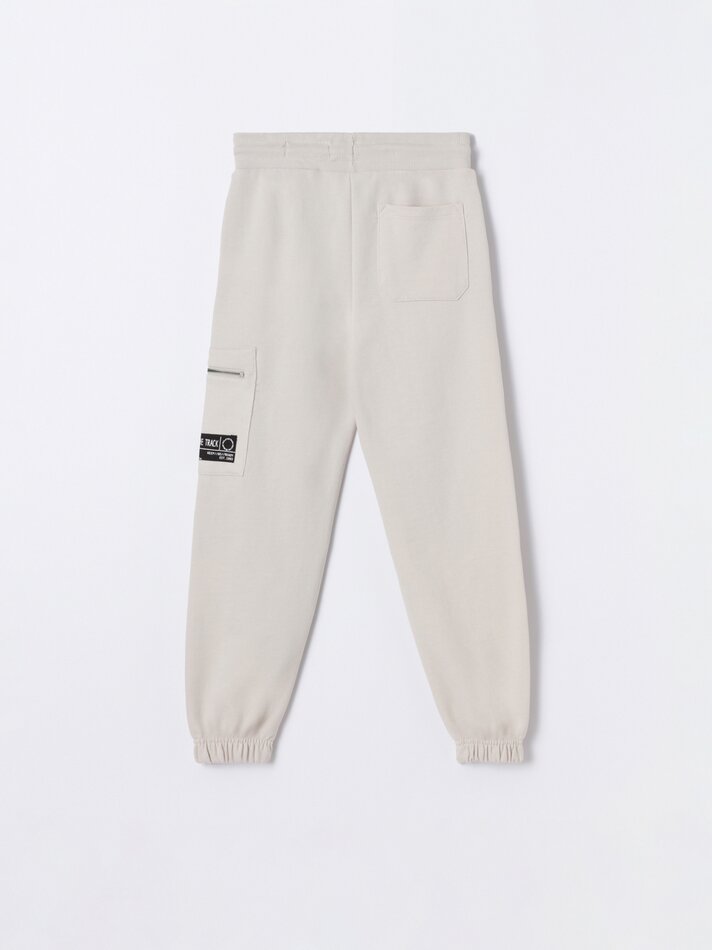 Calça cargo jogger - Cáqui escuro