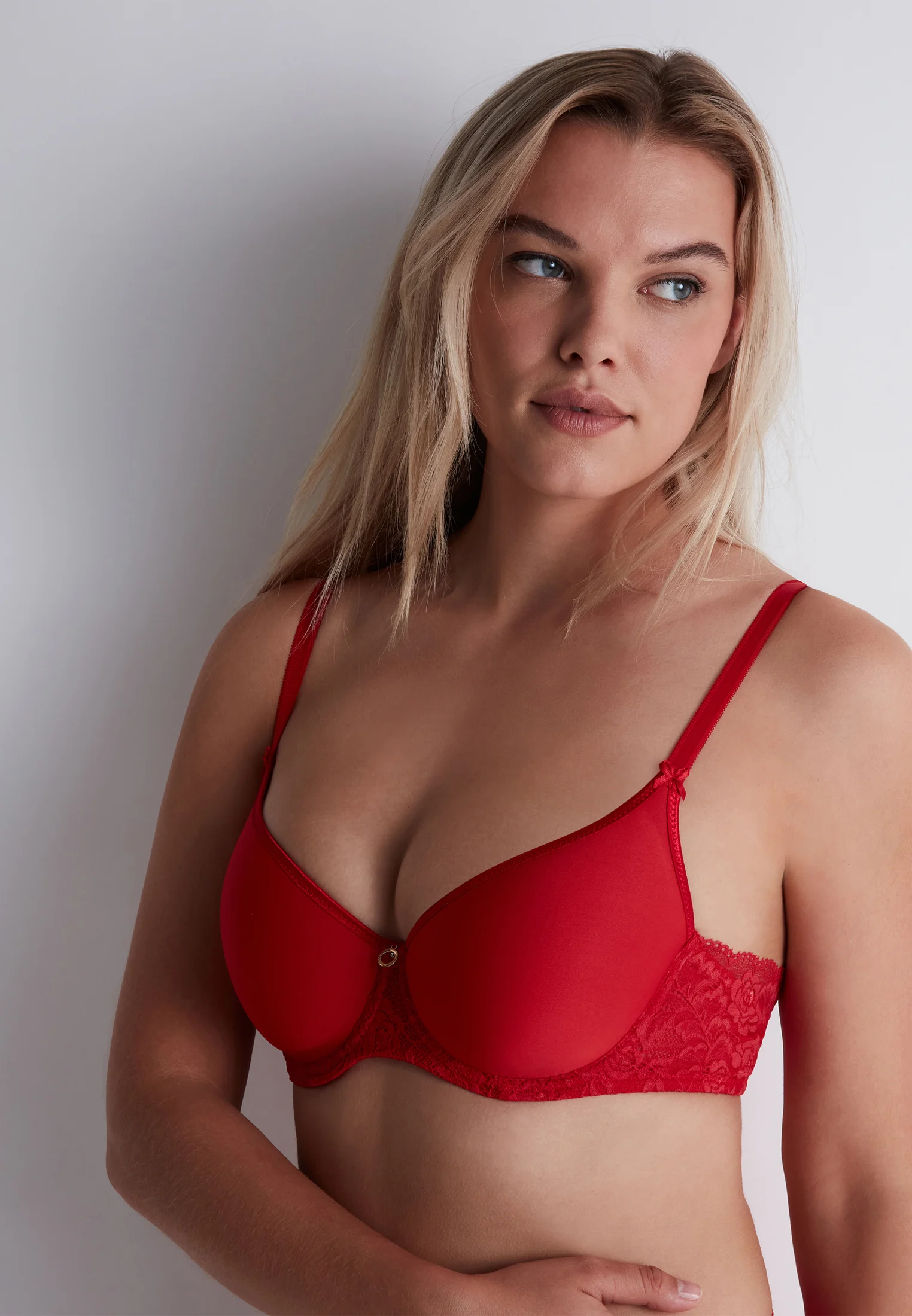 ROSESSENCE - Soutien-gorge t-shirt bra | Rouge